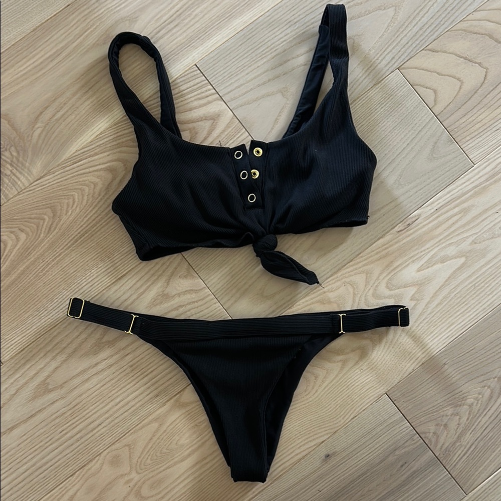 Black Women's Swimwear Set